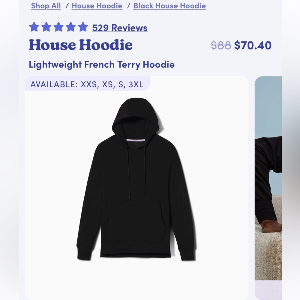 Jambys House Hoodie NWOT - Picture 2 of 8